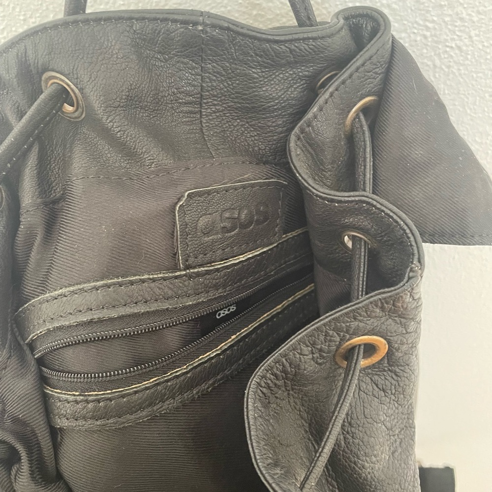 ASOS Leather Backpack - Picture 5 of 5